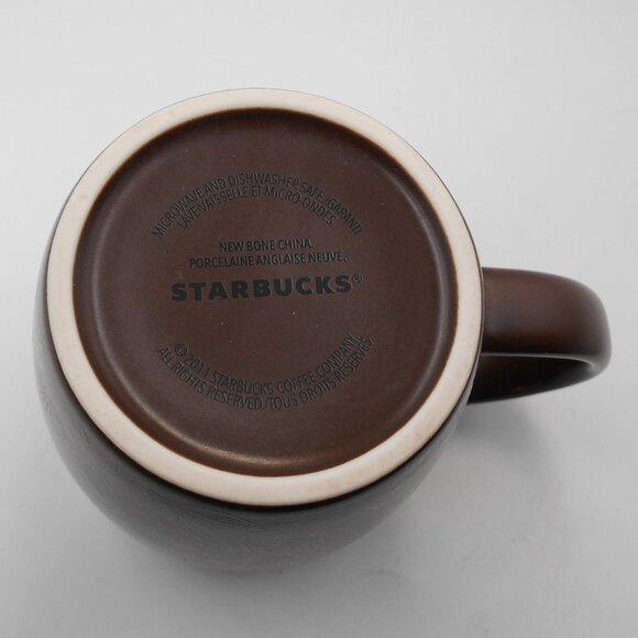 STARBUCKS 2011 MERMAID BROWN WITH BRONZE LIMITED ED. COFFEE MUG CUP COLLECTIBLE - Picture 6 of 8